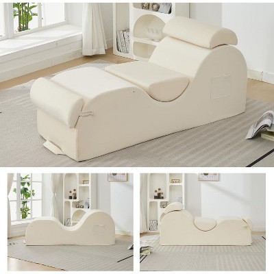 Mjkone Yoga Chair, Chaise Lounge Chair for Yoga