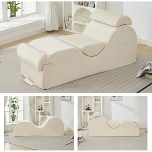 Mjkone Yoga Chair, Chaise Lounge Chair for Yoga - 1 of 4