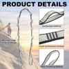 Unique Bargains Nylon Pilates Climbing Daisy Adjustable Chain Yoga Extend Belt - 3 of 4