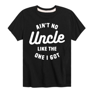 Boys' - Instant Message - Ain't No Uncle Like The One I Got Short Sleeve Graphic T-Shirt - 1 of 4