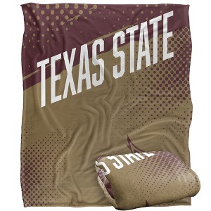 Texas State University Fan Zone Silky Touch Super Soft Throw Blanket 50x60 - 1 of 4