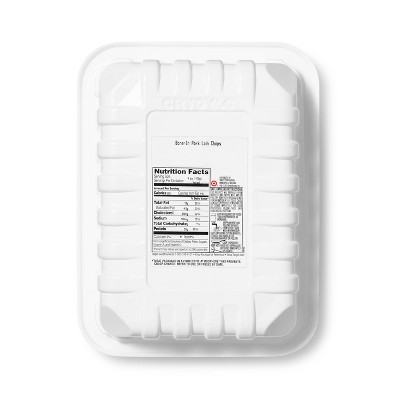 Bone-in Pork Loin Chops - 0.60-3.00 lbs - price per lb - Good & Gather™