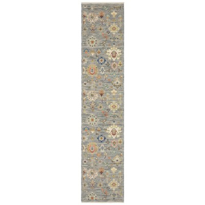 Oriental Weavers Lucca 5507E Grey/ Multi Indoor Area Rug - 2'6" x 12'