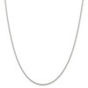 Black Bow Jewelry 2.3mm Sterling Silver, Solid Beaded Chain Necklace - 3 of 4