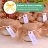 Unique Bargains Burlap Wired Edge Durable Thick Fabric Ribbons for DIY Crafts 1 Pc - 4 of 4
