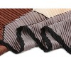 Allegra K Women's Pleated Contrast Color Block Rhombus Neck Scarf Neckerchief Bandana - 4 of 4