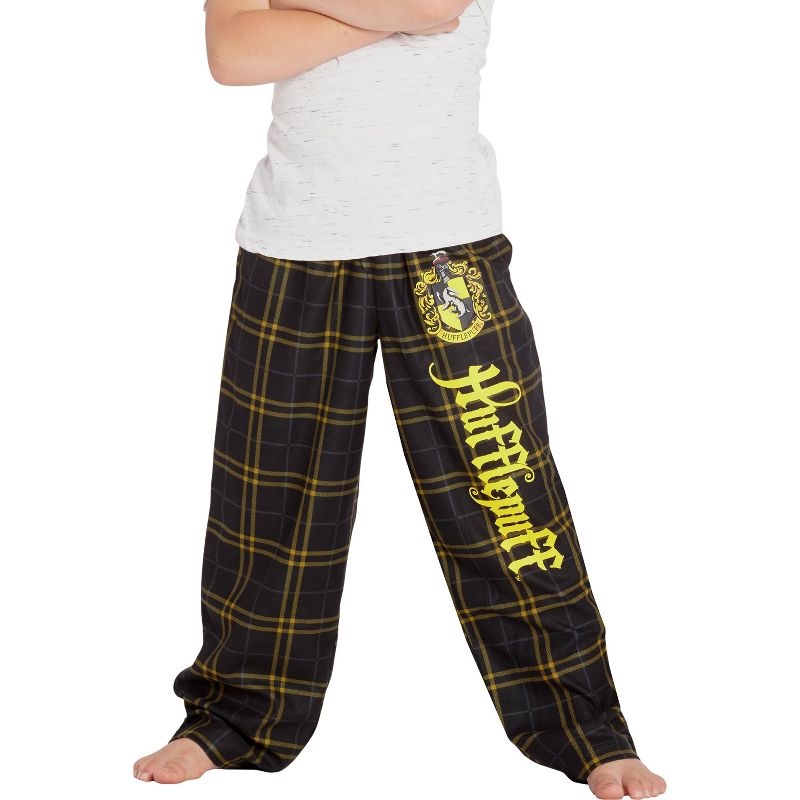 Intimo Harry Potter Big Boys Houses Plaid Pajama Lounge Pants, 3 of 6