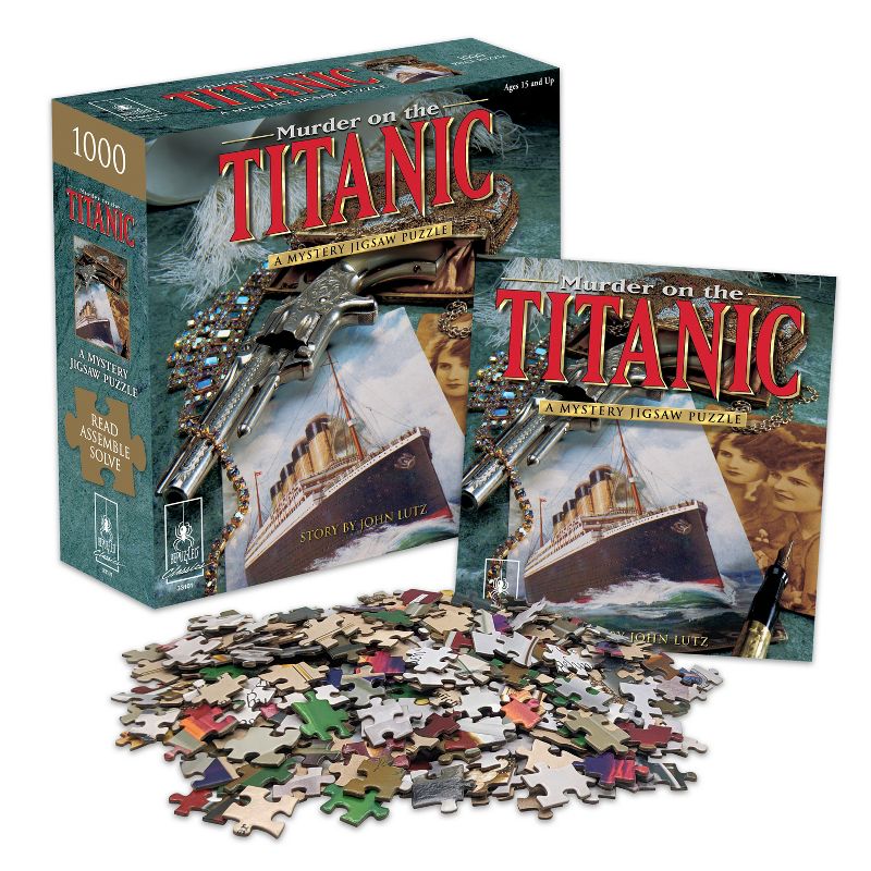 Bepuzzled Classic Mystery: Murder on the Titanic Jigsaw Puzzle - 1000pc, 1 of 10