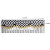 Bacati - Love Black/Gold Stripes Long Side Crib Rail Guard Cover - 4 of 4