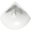 ALFI ABC120 White 22inches Corner Wall Mounted Ceramic Sink with Faucet Hole - 2 of 4