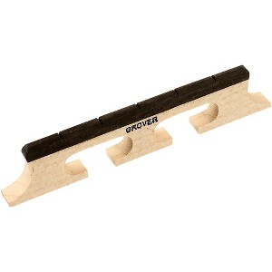 Allparts Grover 5-String Banjo Bridge, 5/8" Tall Ebony - 1 of 1