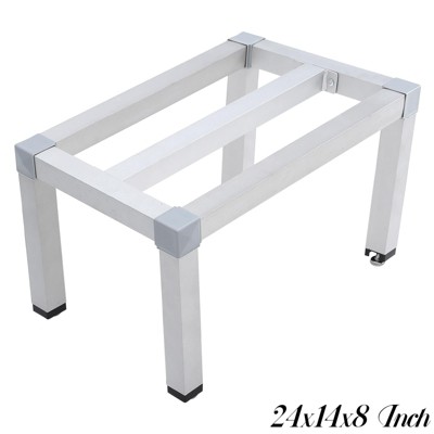 Aluminum Dunnage Rack 1000 Lbs Capacity - 36x20x8 Inch/24x14x8 Inch/18x12x12 Inch/48x14x8 Inch Heavy Duty Commercial Storage Rack