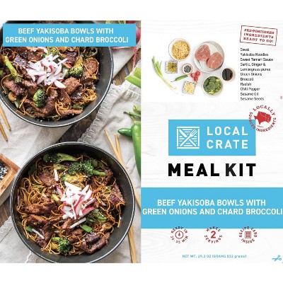 Local Crate Beef Yakisoba Bowls Meal Kit - 29.3oz