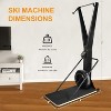 Gulches Ski Machine, Indoor Aerobic Wind Resistance Machine, Ski Machine with LCD Display, Home Gym Strength Trainer - 3 of 4