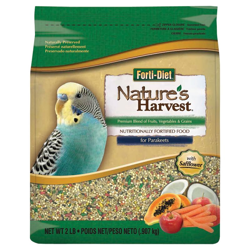 Kaytee Nature's Harvest Parakeet Food - 2lbs, 1 of 7
