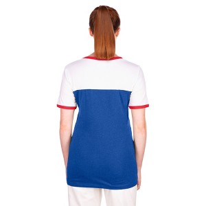 MLB Chicago Cubs Women's Bi Blend Ringer T-Shirt - 1 of 4