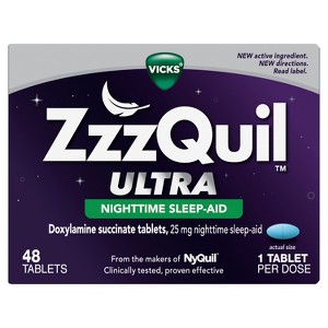 ZzzQuil Ultra Nighttime Sleep-Aid Tablets - 48ct - 1 of 4