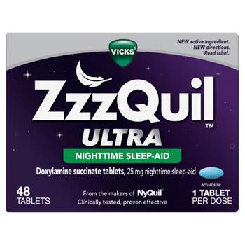 ZzzQuil Ultra Nighttime Sleep-Aid Tablets - 48ct