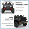 Garvee 24V Kids Ride On Dump Truck with Electric Bed, 2-Seater 4WD Ride Truck w/ Remote Control, Music, LED, Shovel, Gift for Boys & Girls - 4 of 4