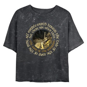 Junior's The Lord of the Rings: The War of the Rohirrim Older Tales Phrase Crop T-Shirt - 1 of 4