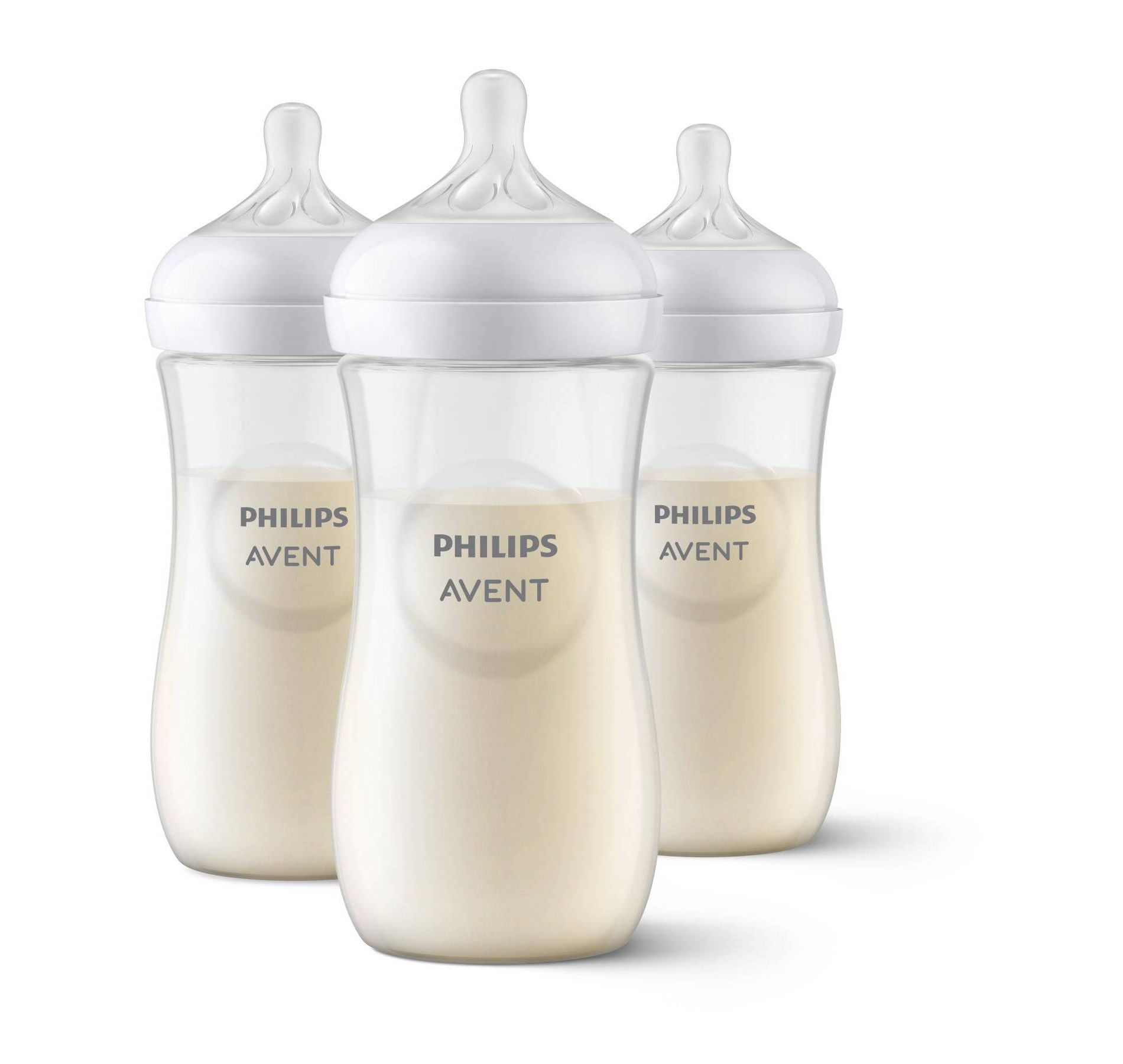 Philips Avent Natural Baby Bottle with Natural Response Nipple - Clear - 11oz
