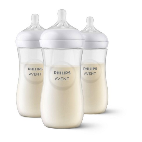 Philips Avent Natural Baby Bottle with Natural Response Nipple - Clear - 11oz - image 1 of 4