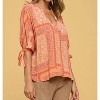 Women's Boho Paisley Top - reneec. - 2 of 4