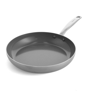 GreenPan Chatham 12" Tri-Ply Stainless Steel Healthy Ceramic Nonstick Frying Pan - 1 of 4