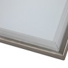 C Cattleya 1-Light Satin Nickel Dimmable LED Bath Vanity Light Bar with Glass Shade - 3 of 4