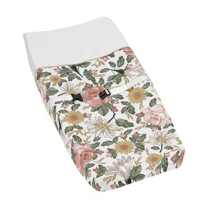 Sweet Jojo Designs Girl Changing Pad Cover Vintage Floral Collection - 1 of 4