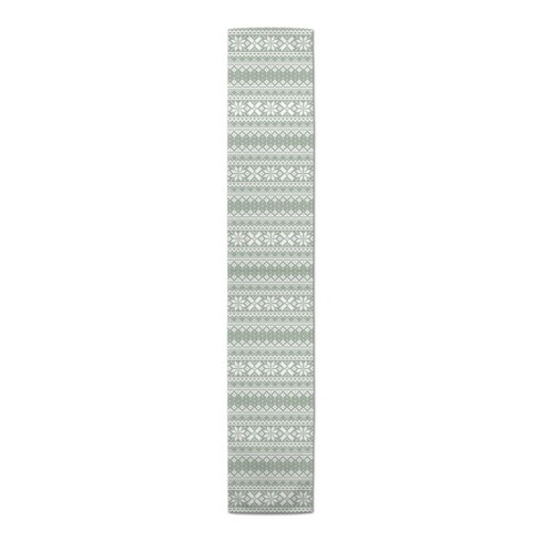 Creative Products Sage Sweater Pattern 16 x 90 Poly Twill Table Runner - image 1 of 3