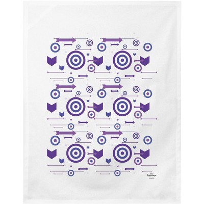 Hawkeye AOP Purple Icon Dish Towel
