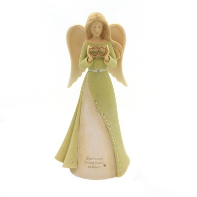 Foundations 7.0" Sister Heart Angel Family Forever  -  Decorative Figurines