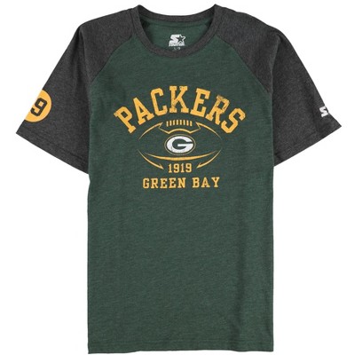 STARTER Mens Green Bay Packers Graphic T-Shirt