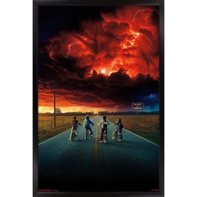 Stranger Things 2 - Key Art Framed Poster Trends International