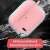 Vena For Apple AirPods Pro 3 Case Cover Silicone, Protective Cover Compatible with MagSafe AirPods Pro Gen 3 3rd Generation, Pink - 2 of 4