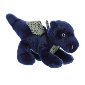 Aurora Small Sapphire Dragon Mini Flopsie Adorable Stuffed Animal Blue 8" - 1 of 4
