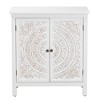 Baxton Studio Yelena Classic and Traditional White Finished Wood 2-Door Storage Cabinet - 4 of 4