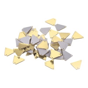 Unique Bargains Flat Back Sew on Acrylic Irregular Mirrors for Evening Dresses 50 Pcs - 1 of 4