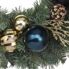 Haute Décor 24" Pre-lit Sutton Place Christmas Artificial Wreath - 3 of 4