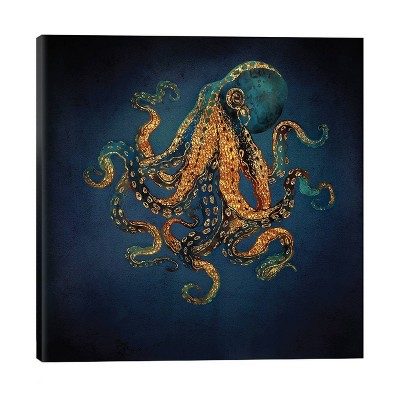 37" x 37" x 0.75" Underwater Dream IV by Spacefrog Designs Unframed Wall Canvas - iCanvas