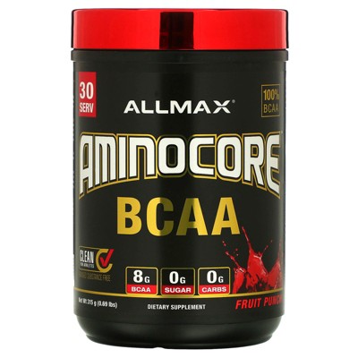ALLMAX AMINOCORE™ BCAA, Fruit Punch, 0.69 lbs (315 g)