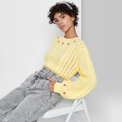 yellow sweater target