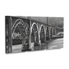 Trademark Fine Art Susan Vizvary Photography Oregon Bridge in Black and White 3 Piece Panel Set Art - 2 of 3