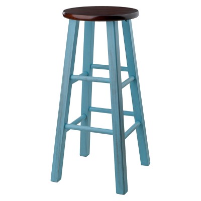 29" Ivy Barstool - Light Blue - Winsome