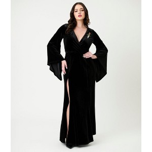 Elvira x Unique Vintage Women's Maxi Dress - 1 of 4