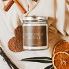 Sweet Water Decor Gingerbread and Spice 9oz Clear Jar Soy Candle - 3 of 3