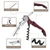 Unique Bargains Double Hinged Wine Bottle Openers with Foil Cutter 5" 4 Pcs - 3 of 4