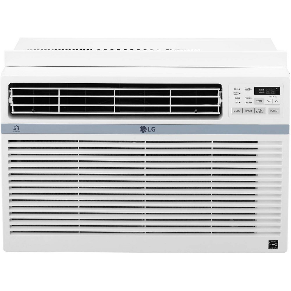 Photos - Air Conditioner LG Electronics 8,000 BTU 115V Window-Mounted  with Wi-Fi Co 