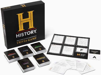 HISTORY Channel Trivia Game - 2000  General Knowledge Questions - Christmas Stocking Stuffers Gift for Adults, Family in The Pursuit of Trivial